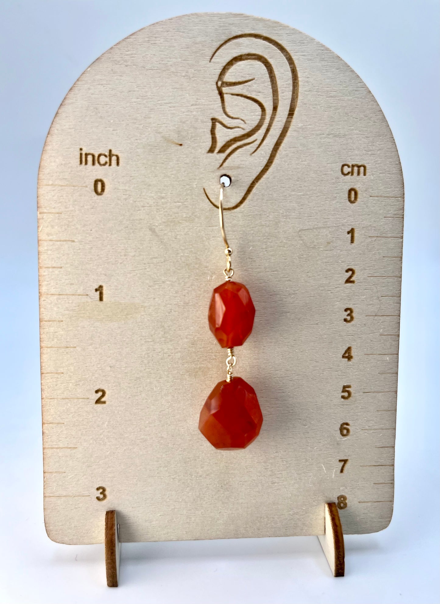 Carnelian Power Earrings