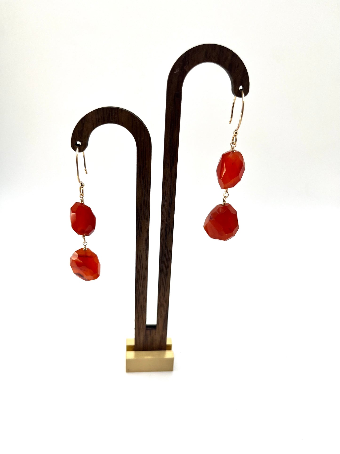 Carnelian Power Earrings
